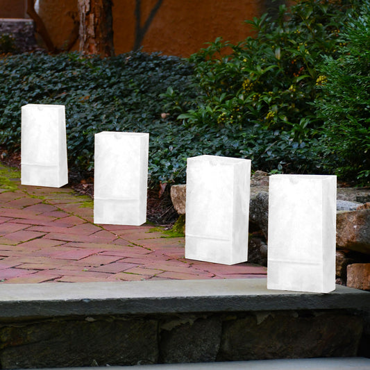Paper Luminaria Bags - White