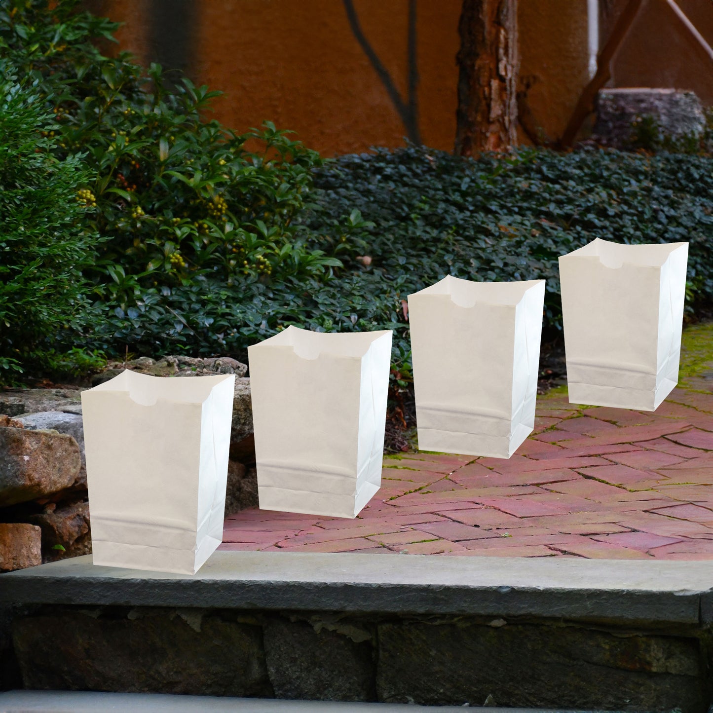 Paper Luminaria Bags - White