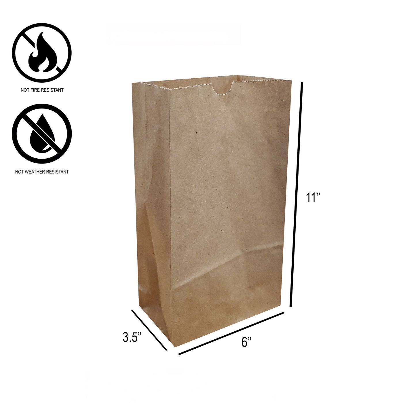 Luminaria Paper Bag, Tan