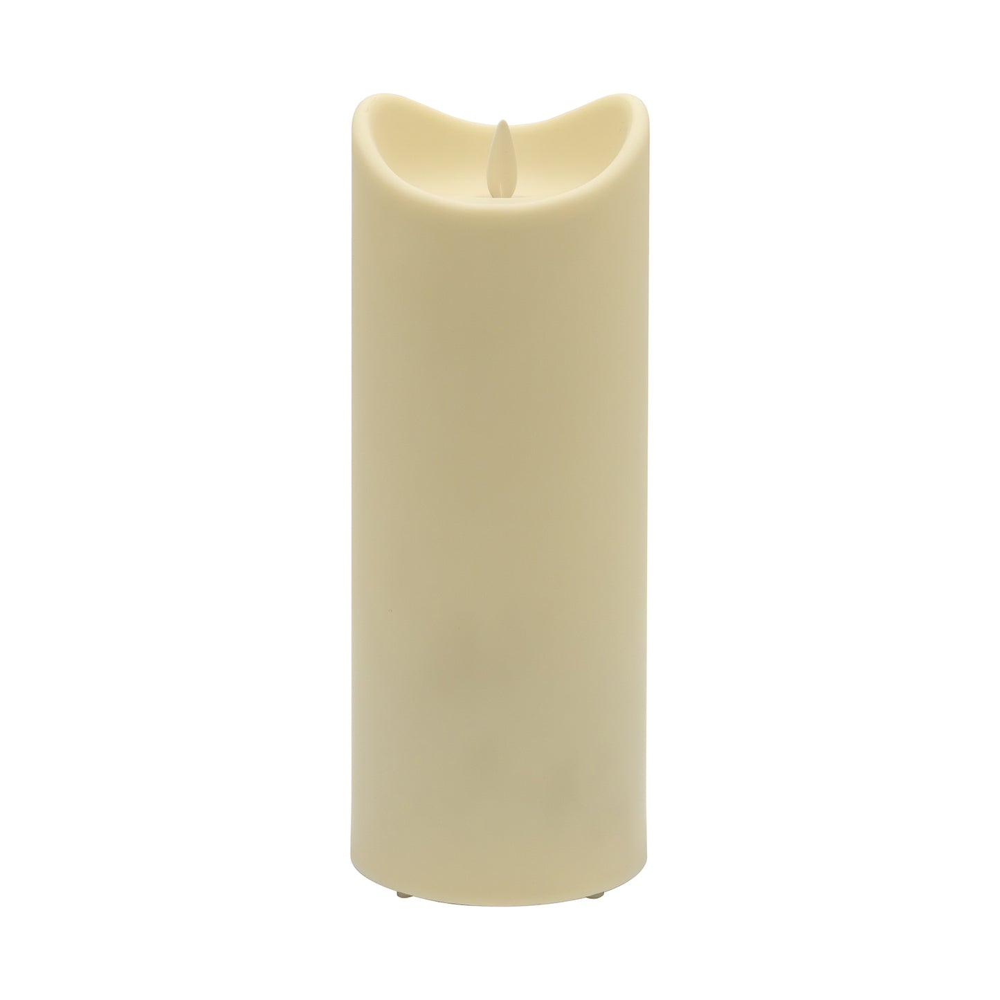 Weather-Resistant LED Candle with Flickering Flame