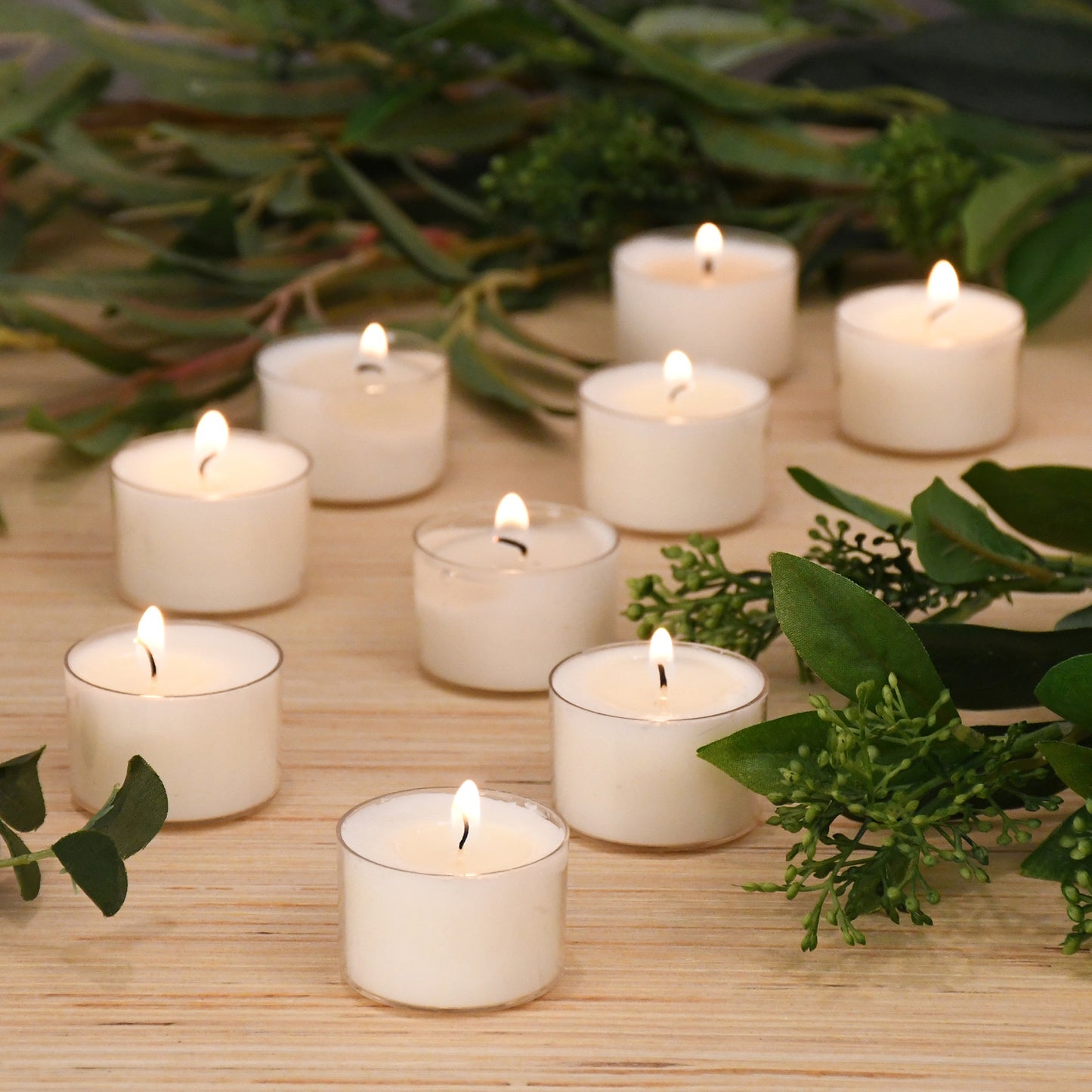 Tea Light Candles, 8 Hour - Set of 30