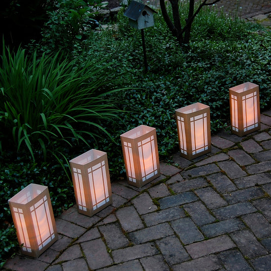 Plastic Luminaria Lanterns - Set of 10