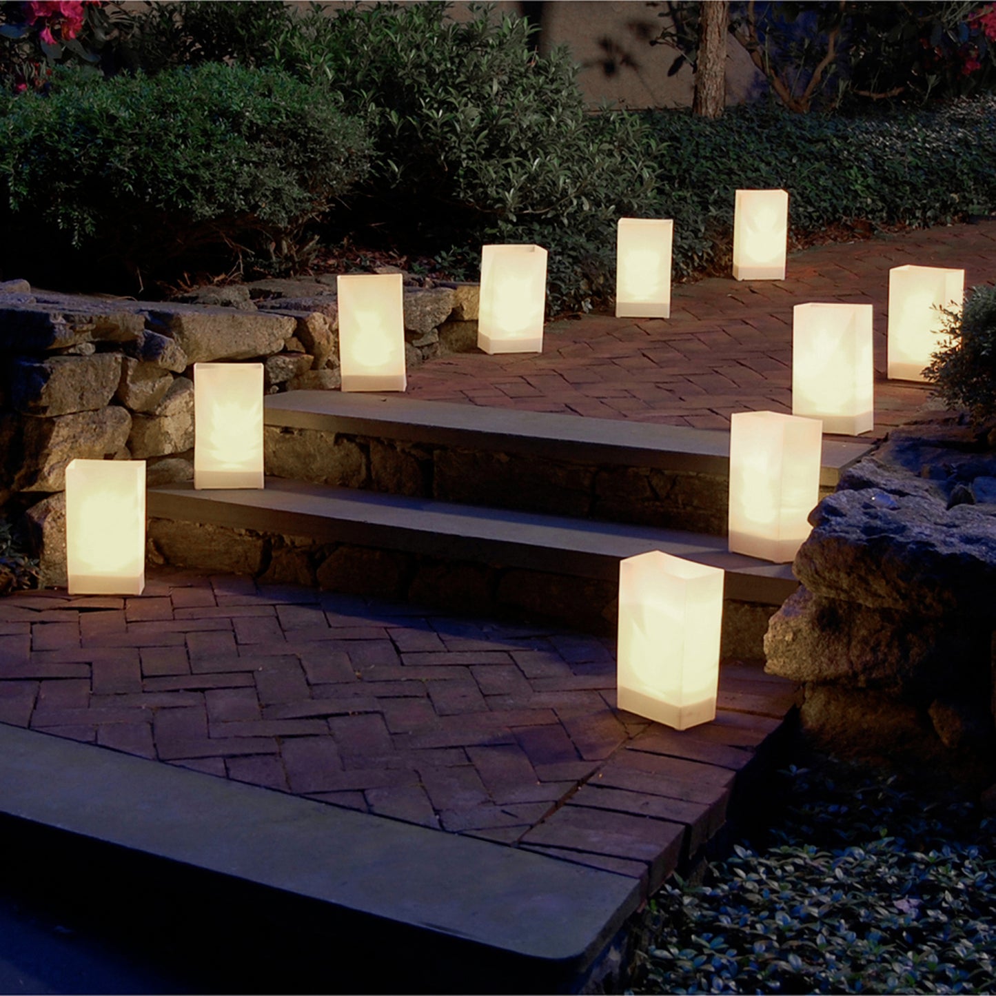 Plastic Luminaria Lanterns - Set of 100