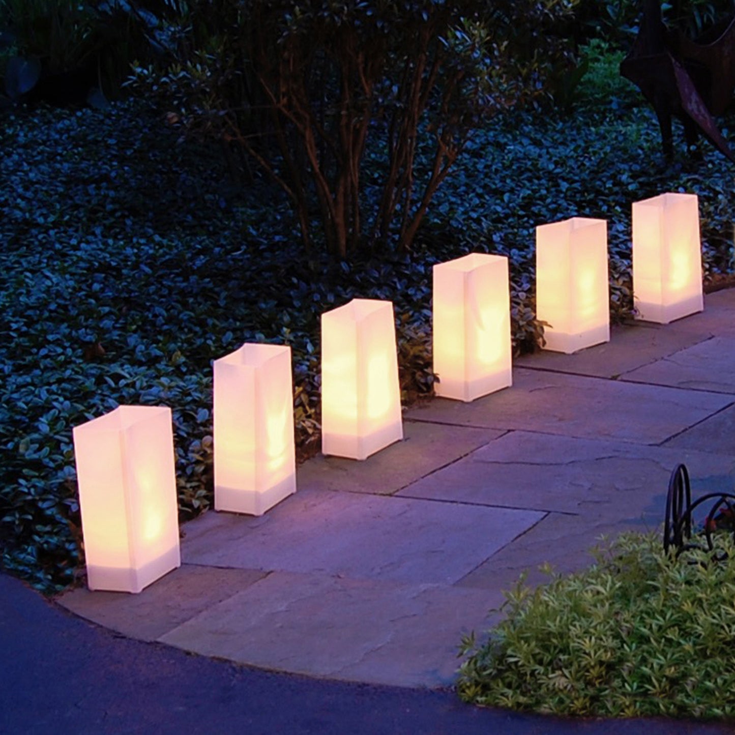 Electric LED Luminaria Kit with LumaBases - Set of 10