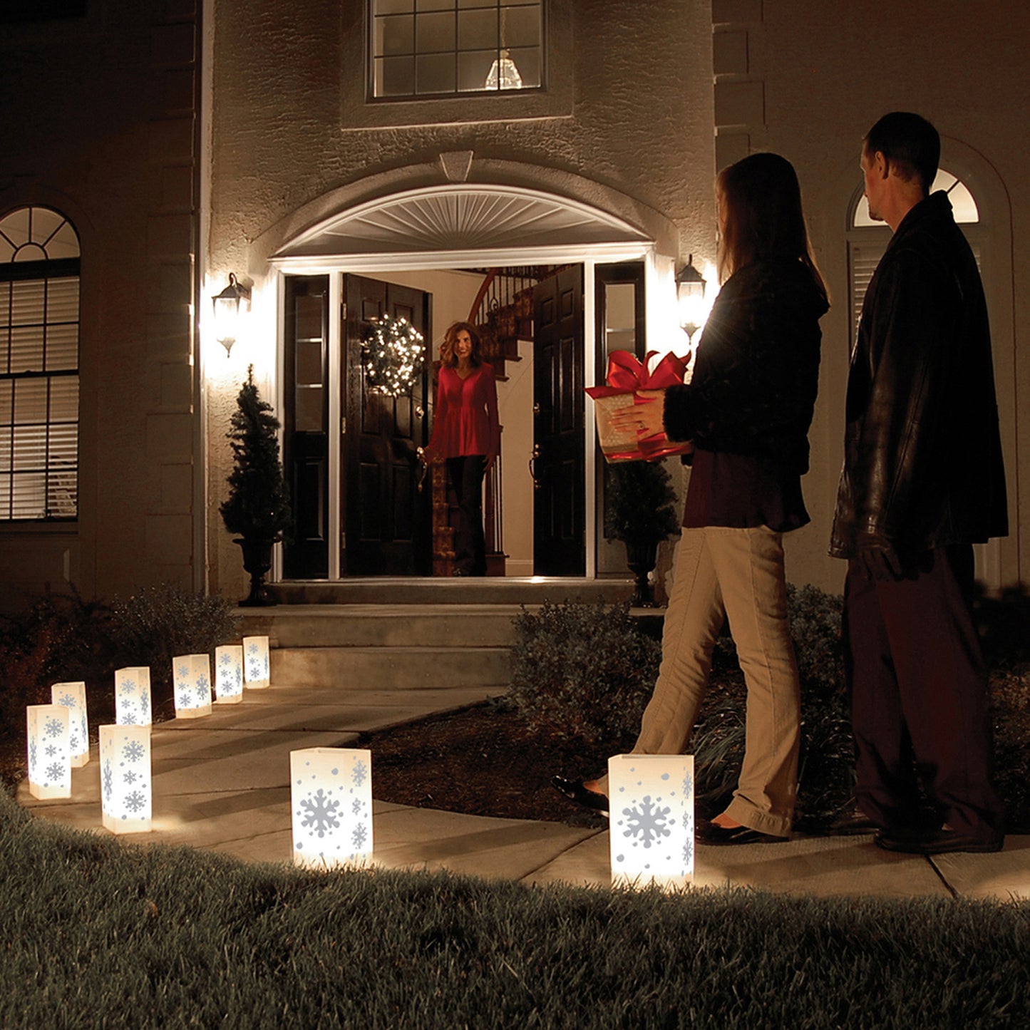 Plastic Luminaria Lanterns - Set of 10