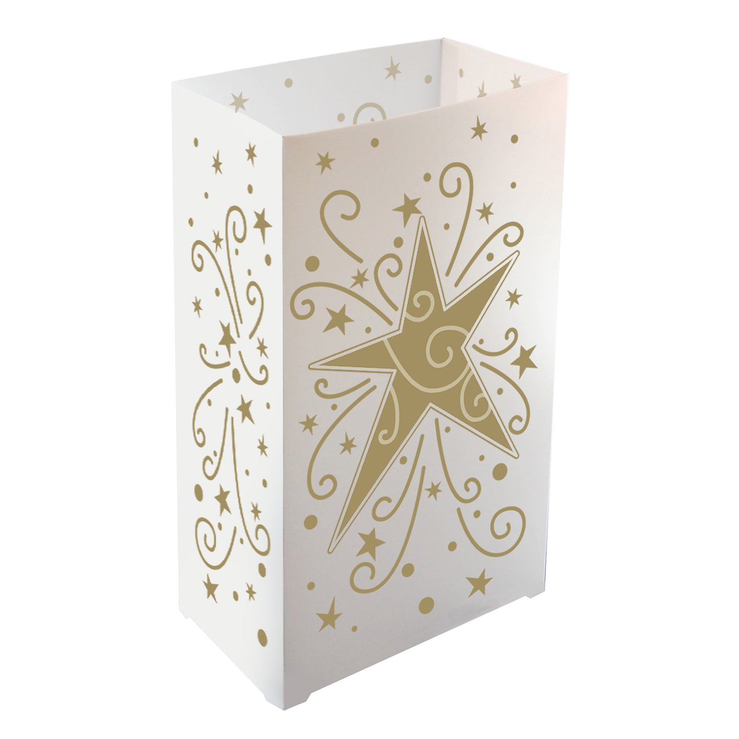 Plastic Luminaria Lanterns - Set of 10