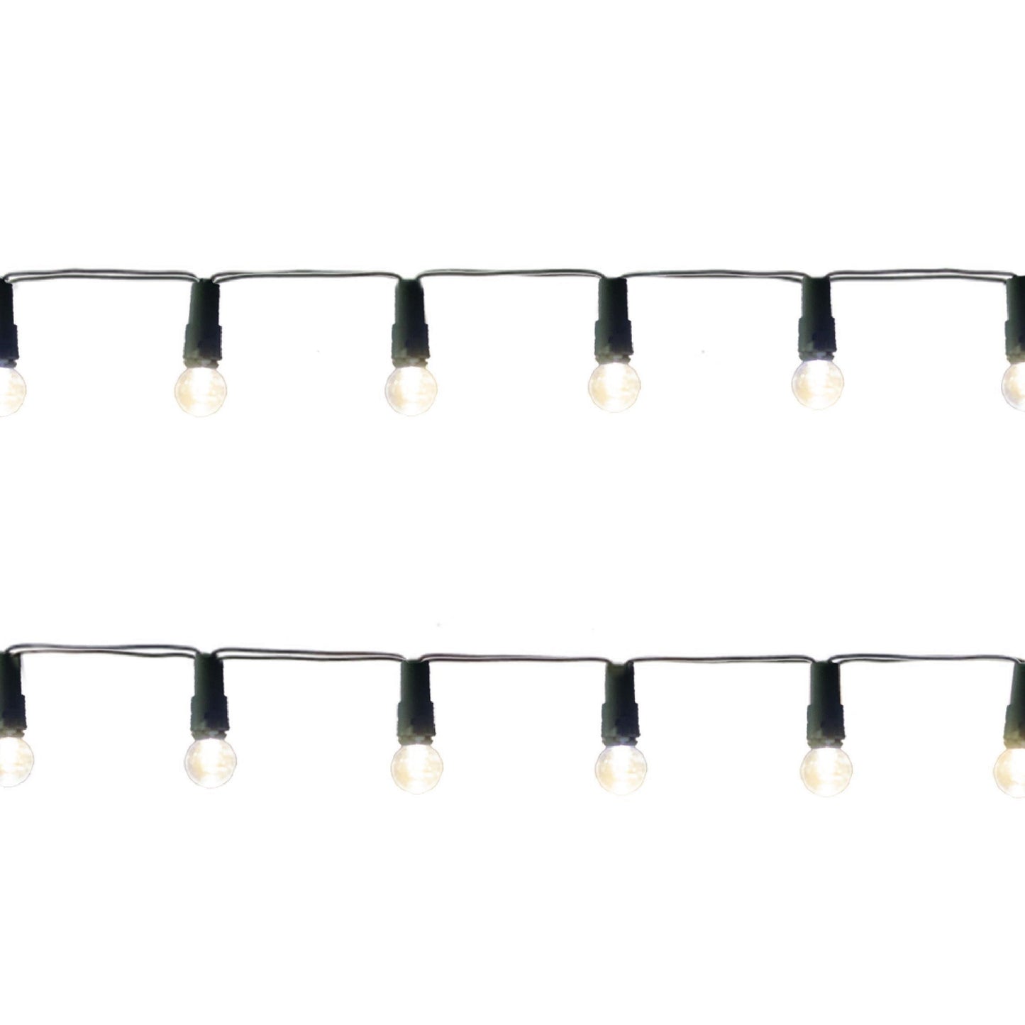 Electric String Lights with Mini Plastic Globes