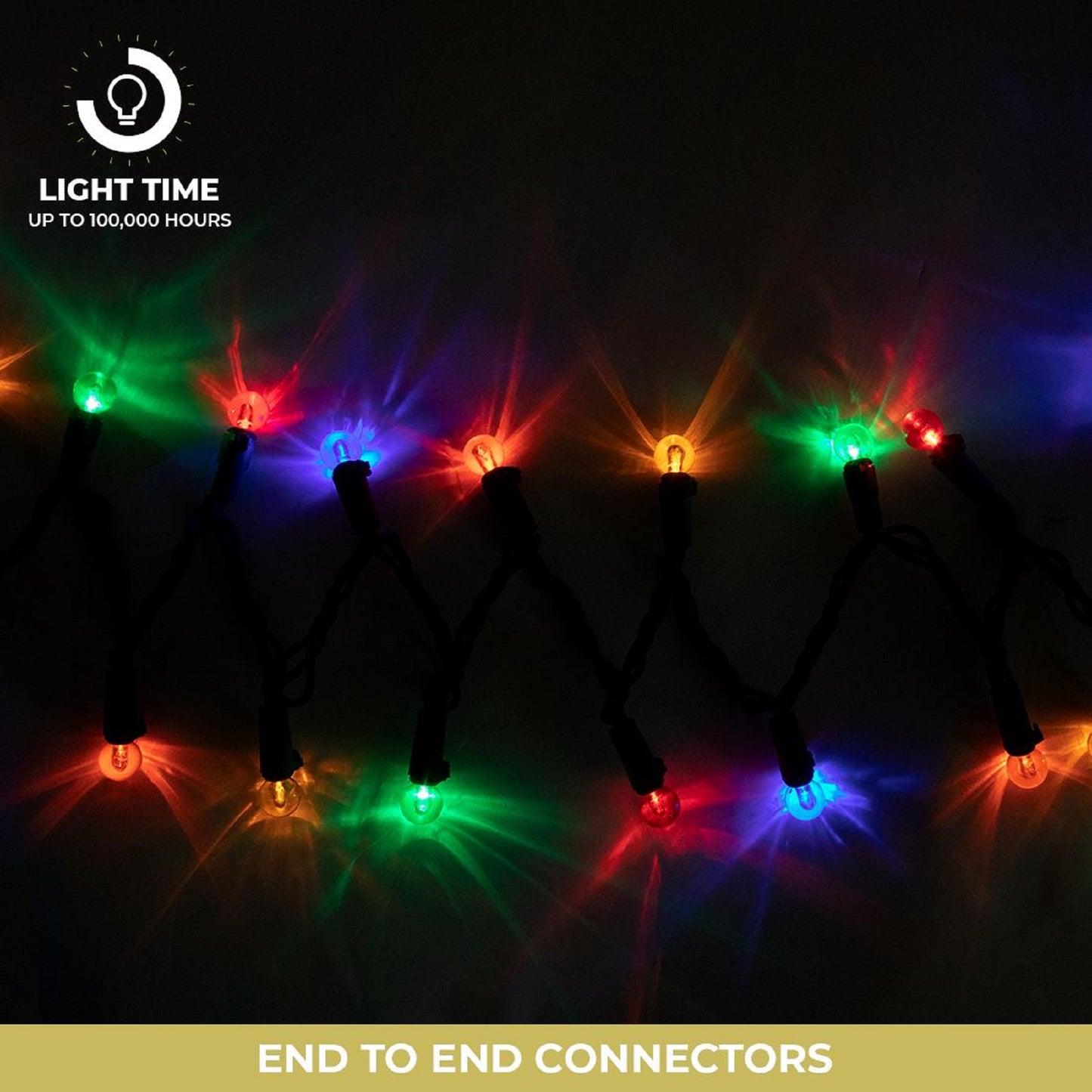 Electric String Lights - Plastic Globes