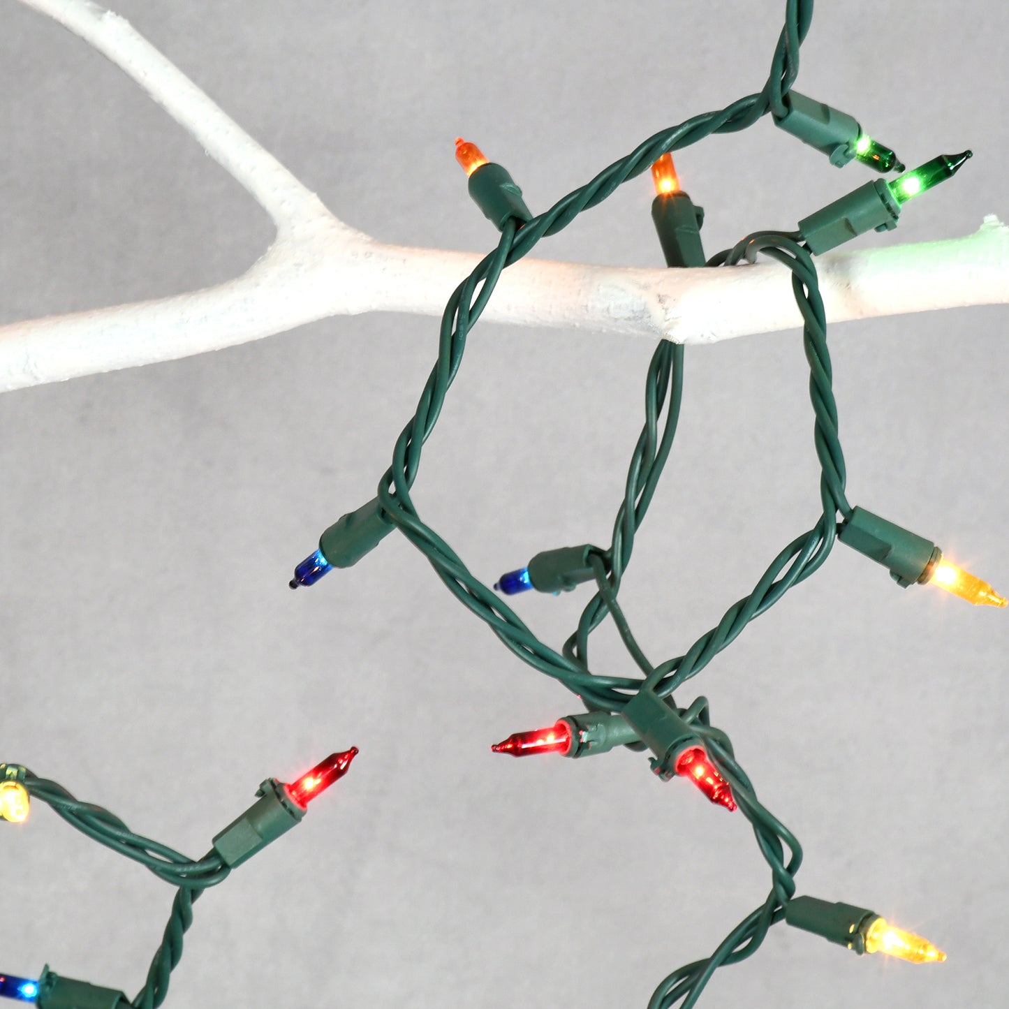 Electric Mini String Lights with 100 Multicolor Bulbs - Set of 2