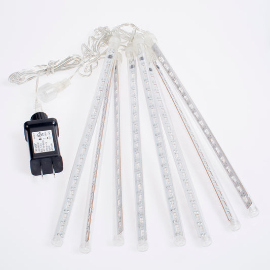 Electric LED Meteor Lights with 8 Cascading Light Tubes