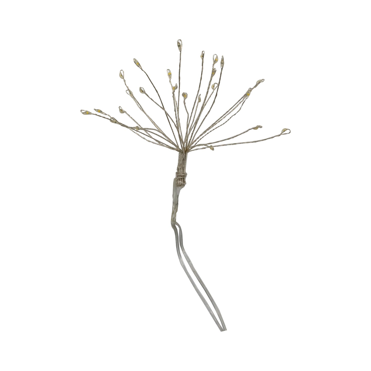 Battery-Operated Starburst Garland String Lights with White LED Lights
