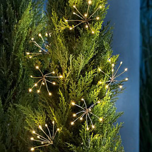 Electric Starburst LED Curtain String Lights