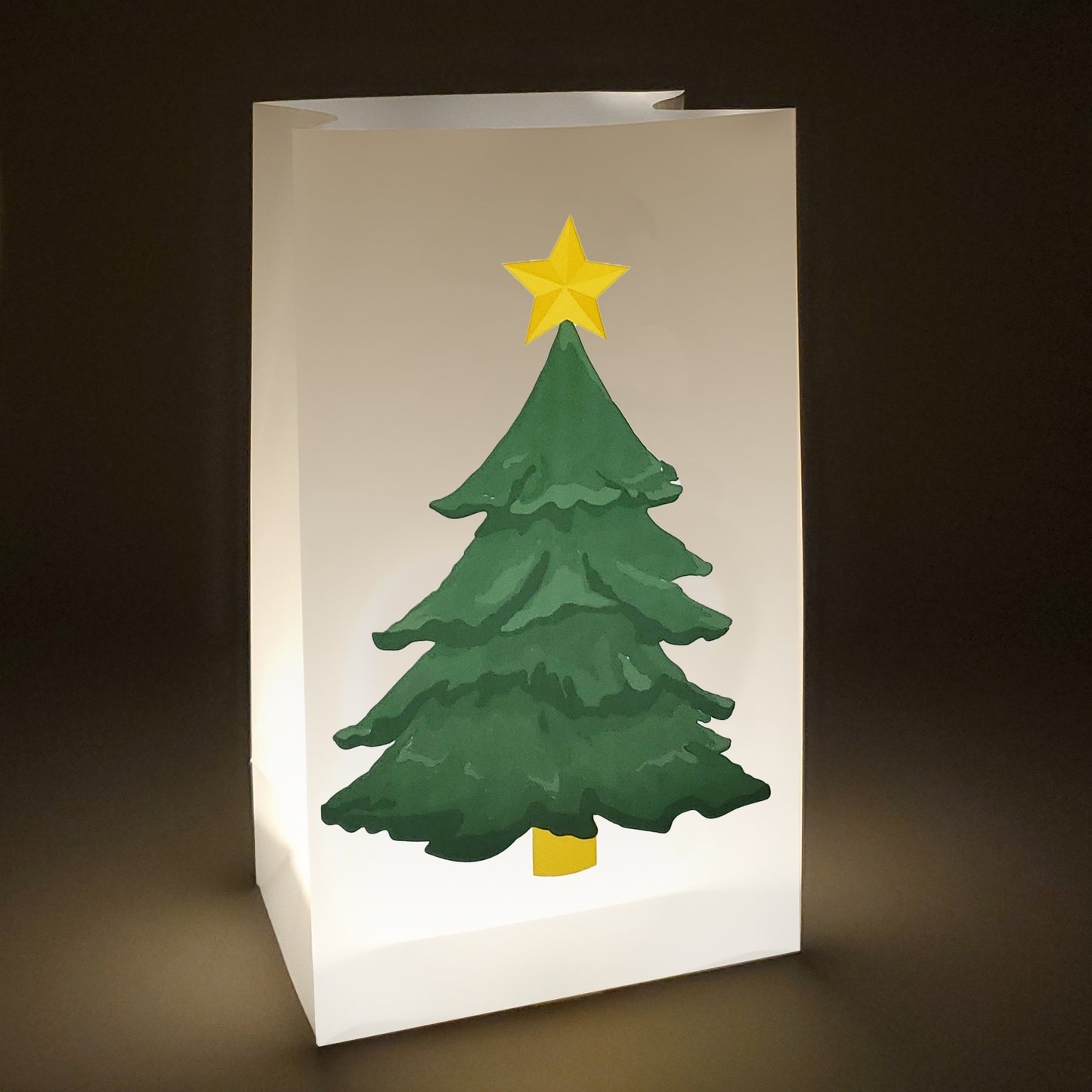 Plastic Luminaria Bags - Set of 12