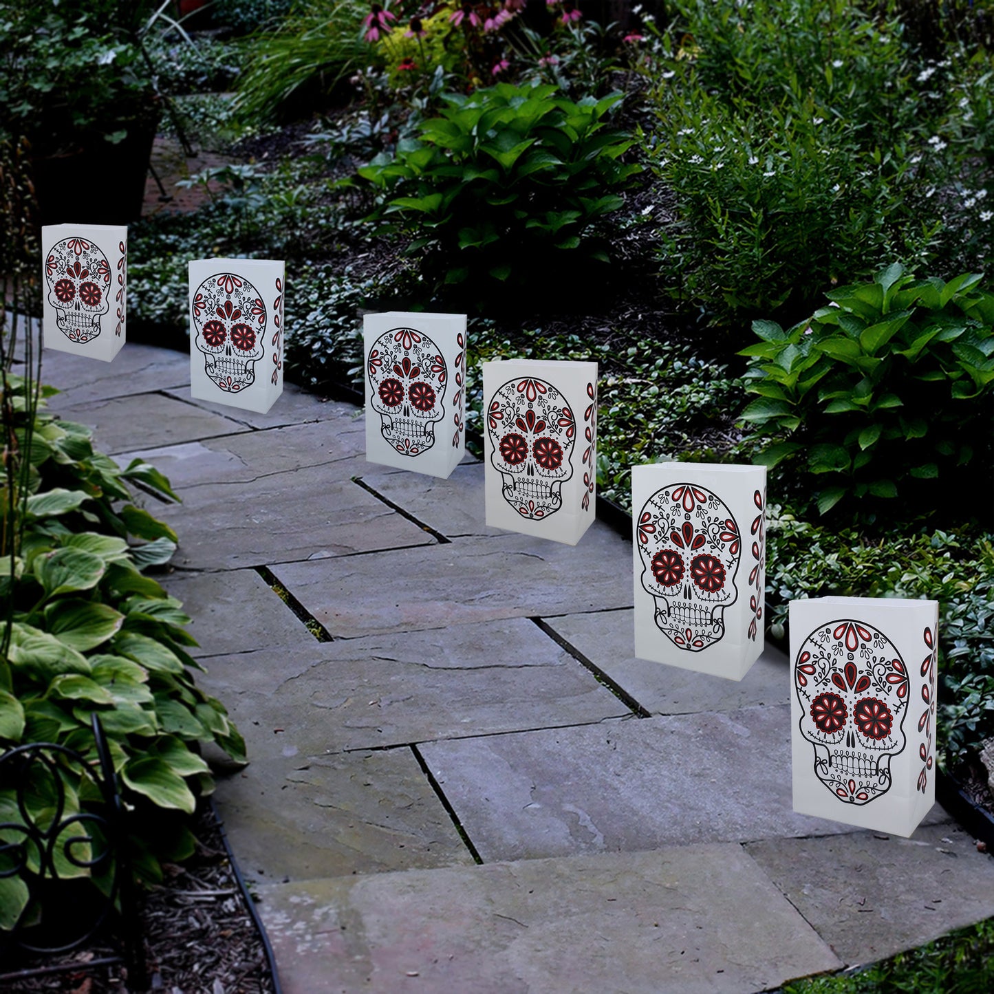 Plastic Luminaria Bags - Set of 12