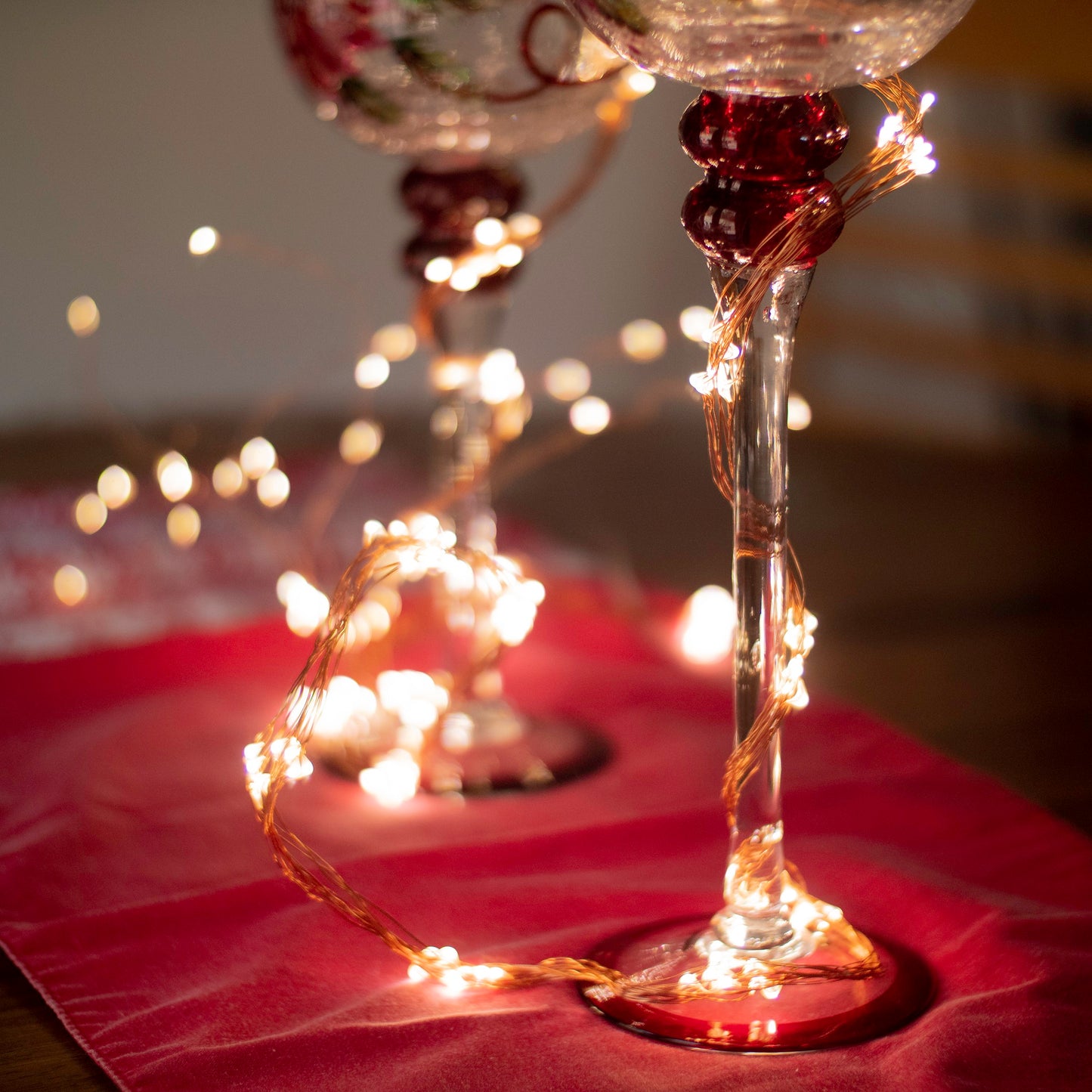 Electric Multi-Strand LED Fairy String Lights