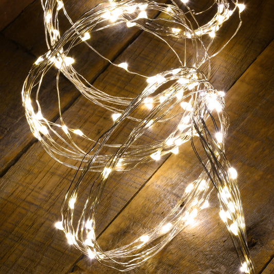 Battery-Operated Multi-Strand Fairy String Lights - Set of 2