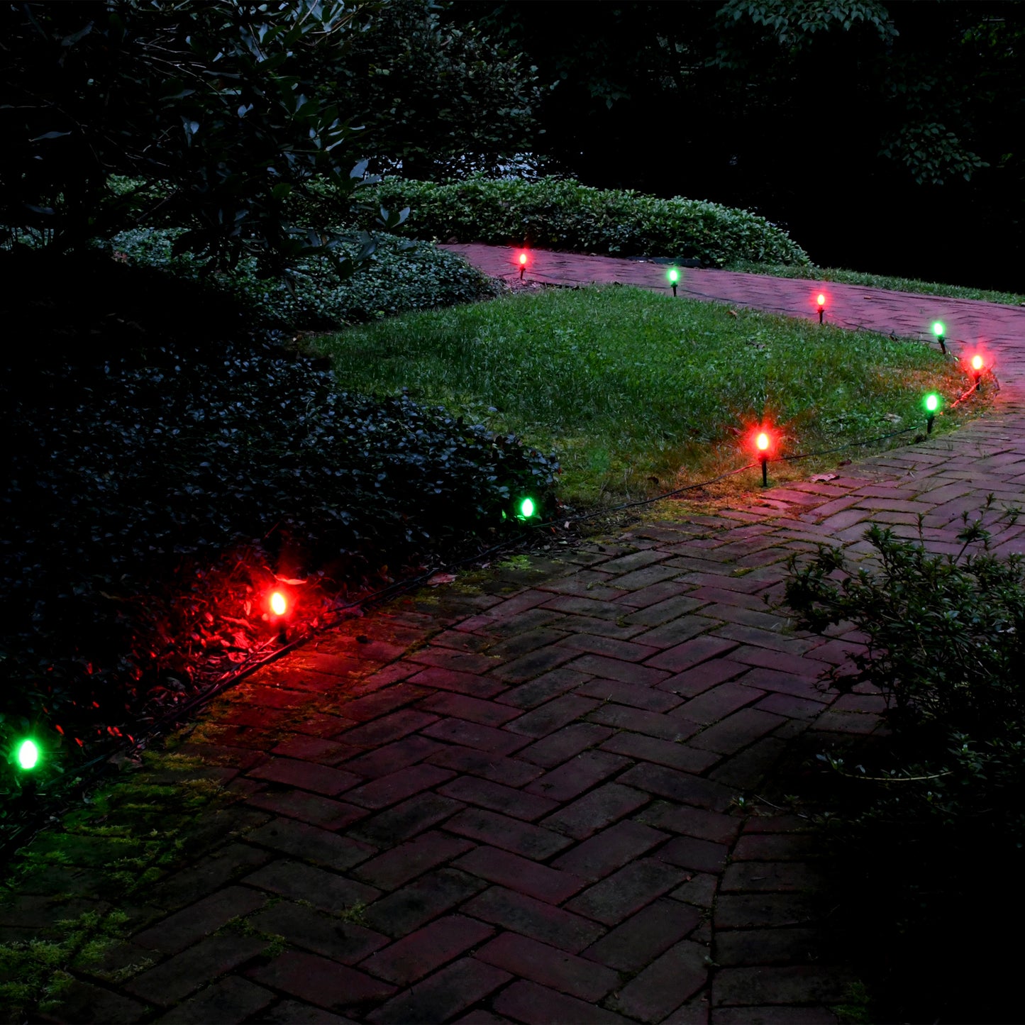 Electric LED Pathway Lights with 10 Bulbs