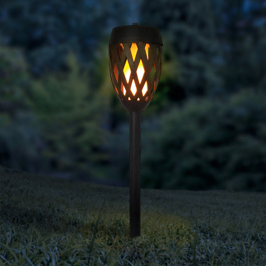 Solar-Powered Flame-Effect Multi-Function Mini Torch, 1 Count