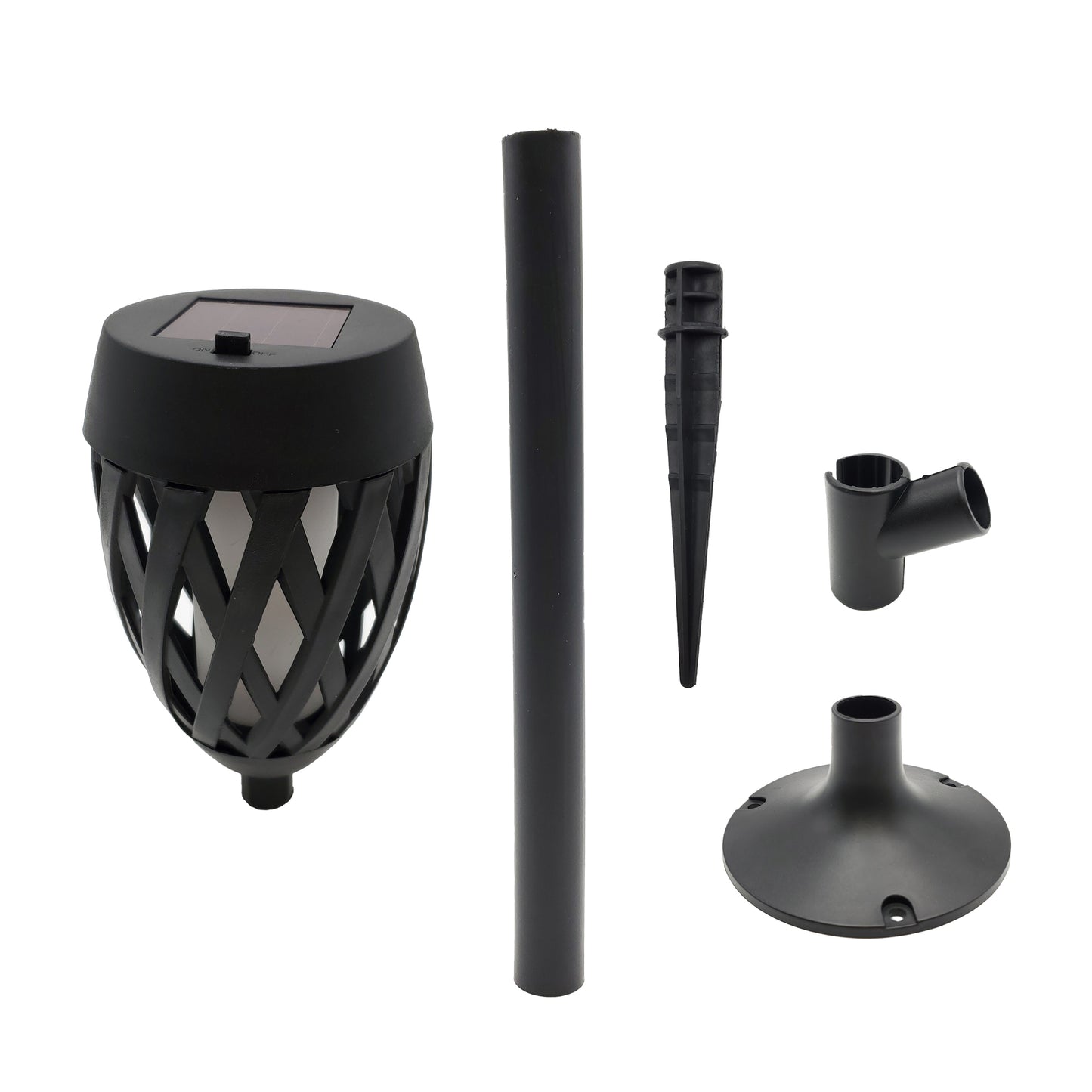 Solar-Powered Flame-Effect Multi-Function Mini Torch, 1 Count