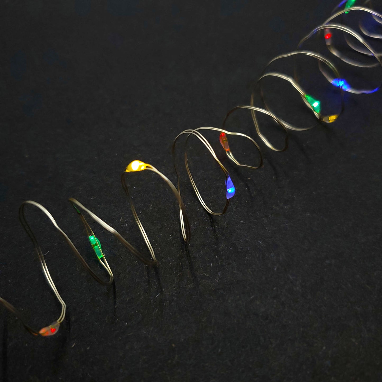 Solar-Powered LED Fairy String Lights