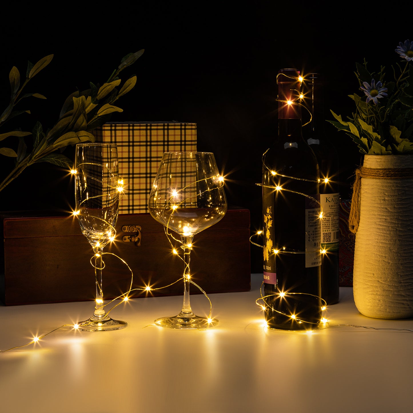 Battery Operated LED Fairy String Lights - Set of 2