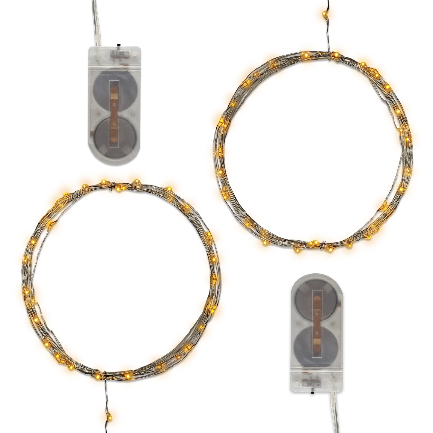 Battery Operated LED Fairy String Lights - Set of 2