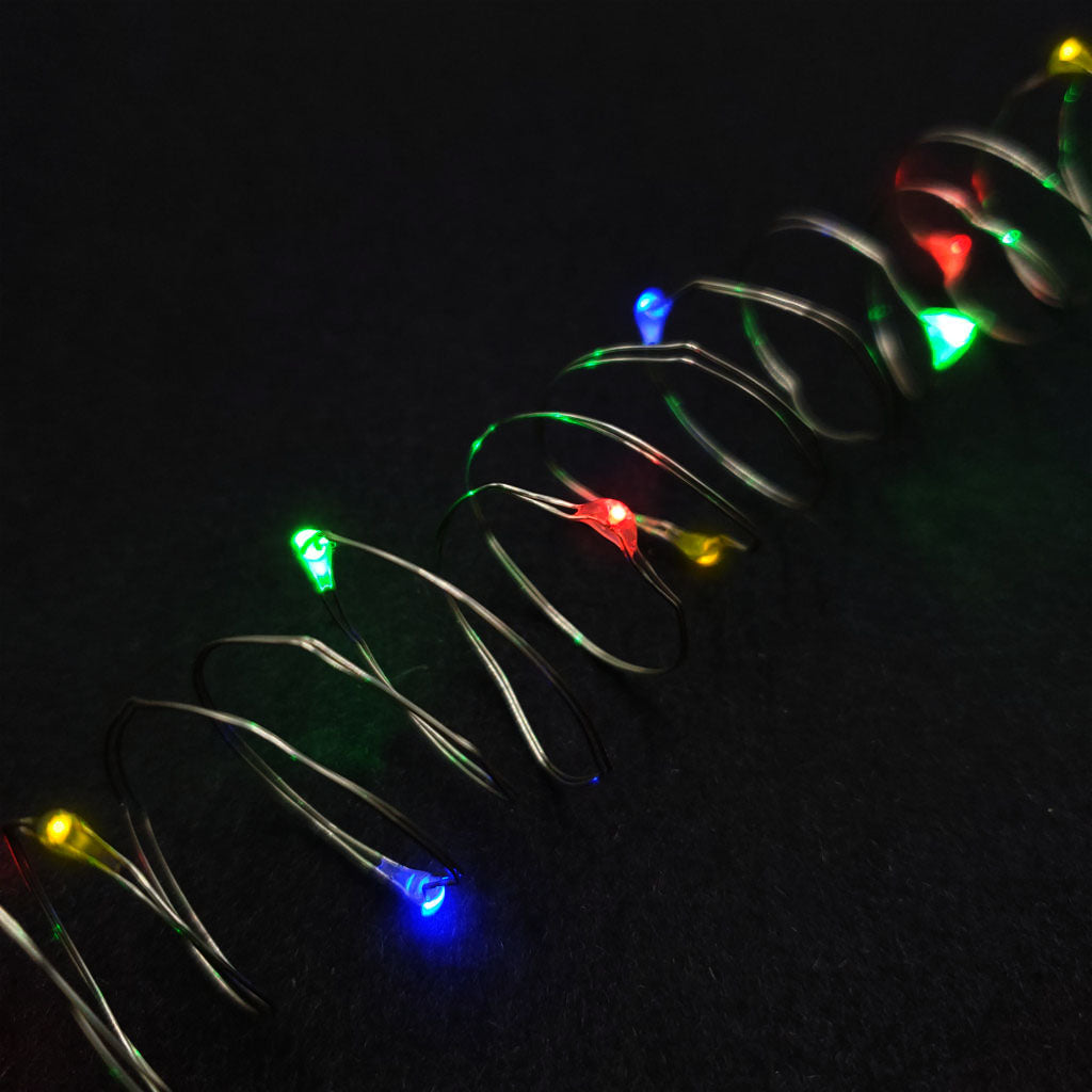Battery Operated LED Fairy String Lights - Set of 2 - Multicolor