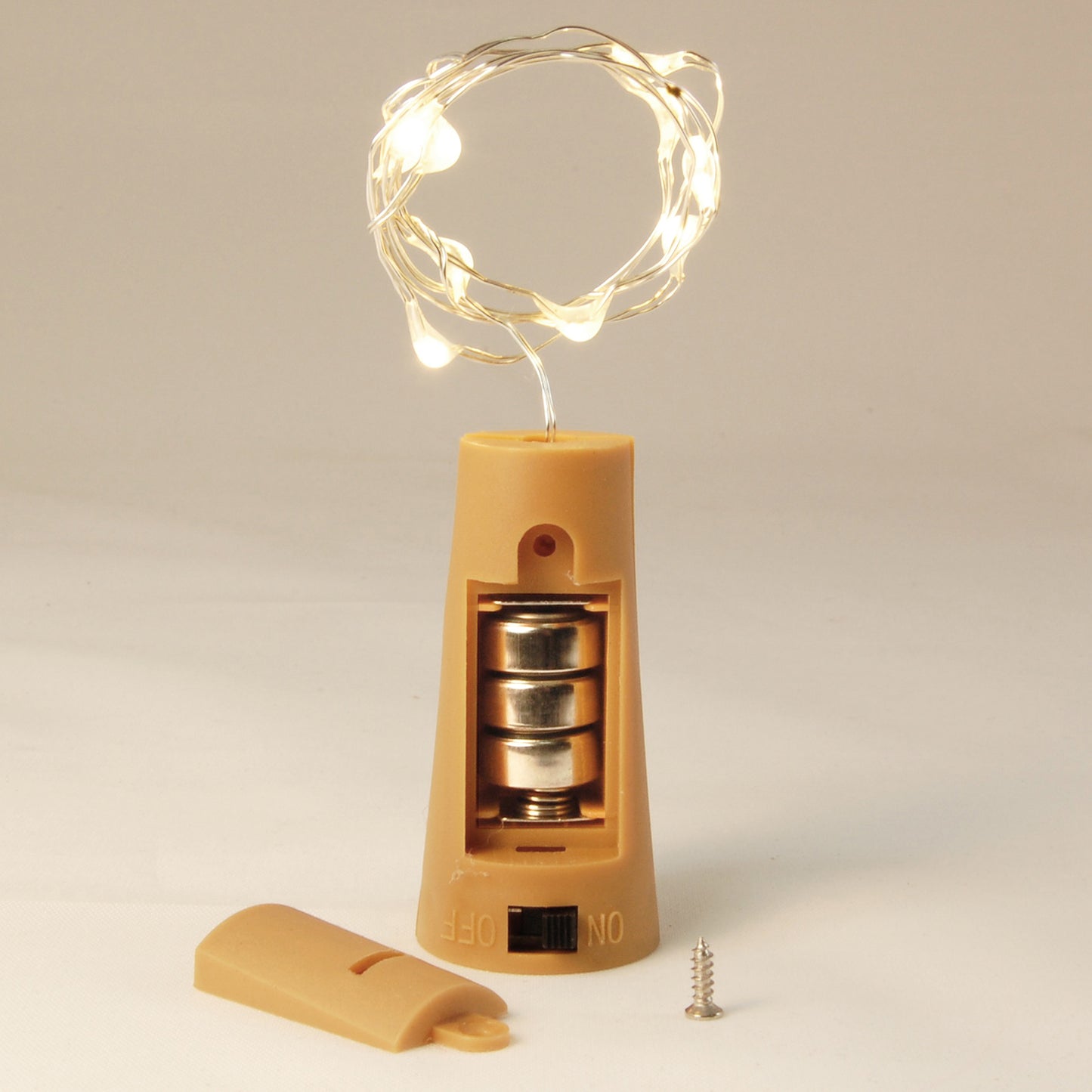 Battery-Operated Wine Cork with Fairy String Lights - Set of 6