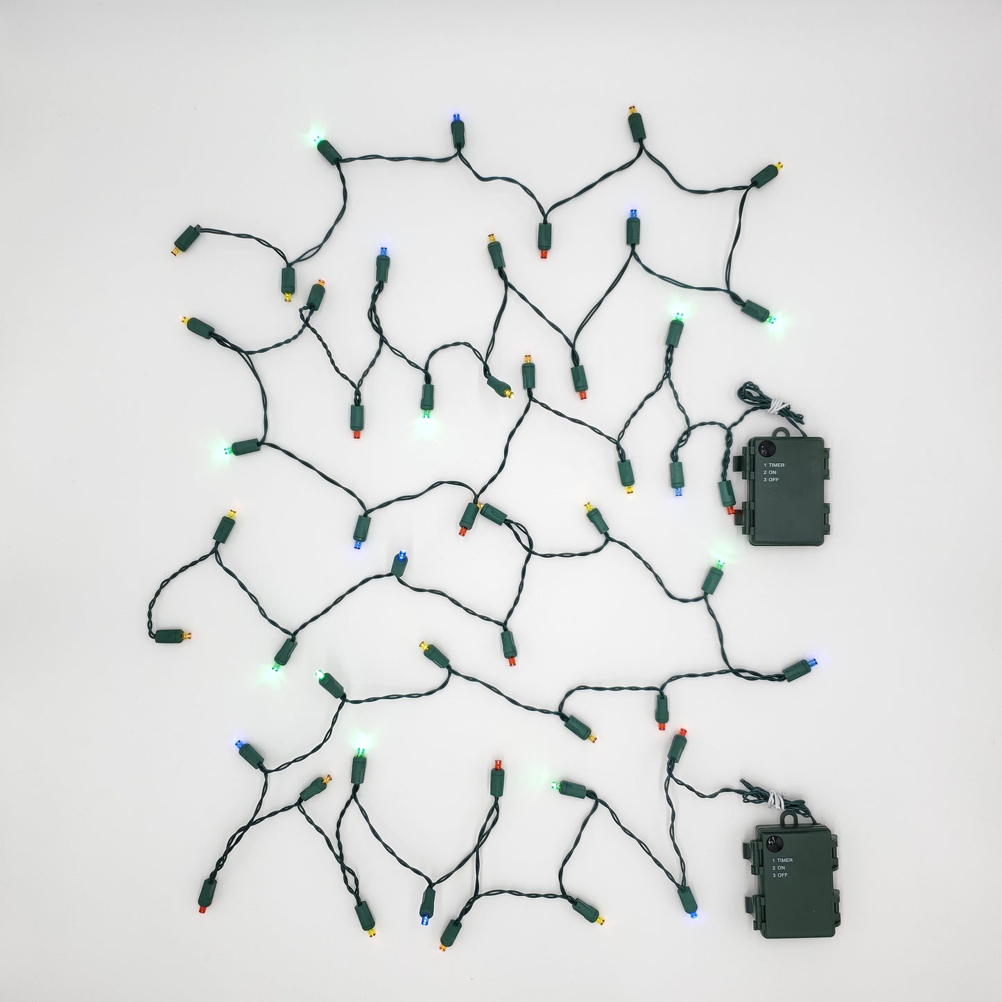 Battery-Operated LED Mini String Lights - Set of 2