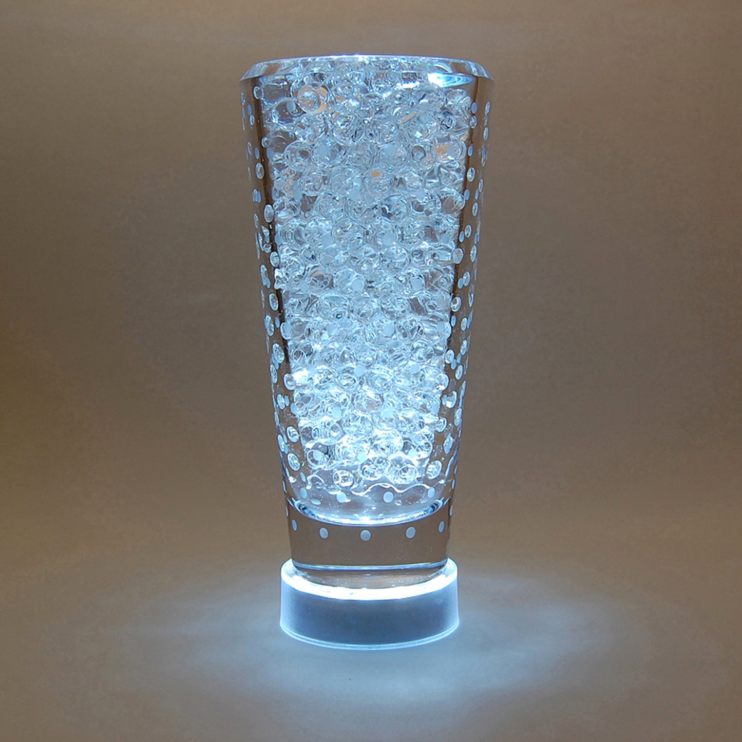 Battery Operated Cool White LED Base Light - Round