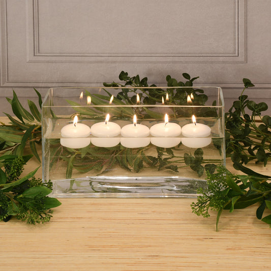 Floating Wax Candles - Set of 12