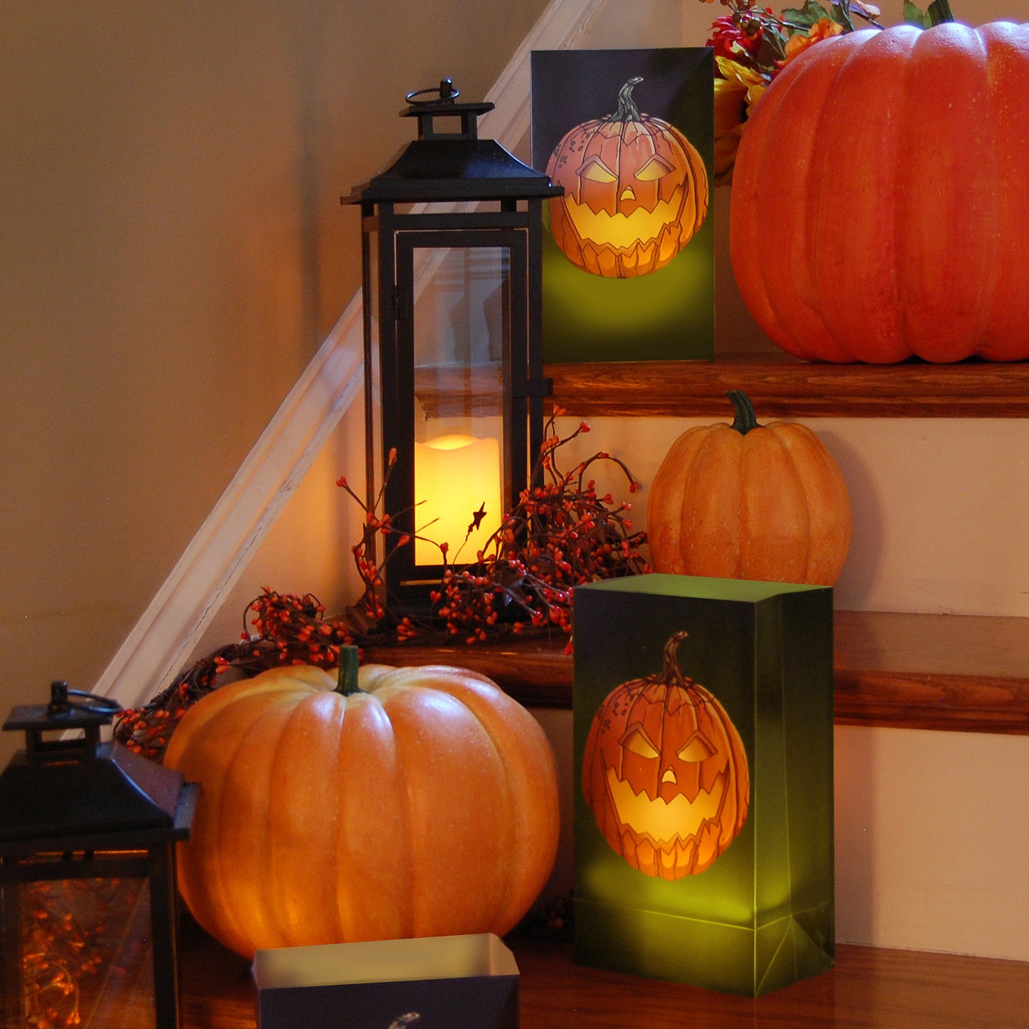 Battery-Operated Luminaria Kit with Timer - Set of Six