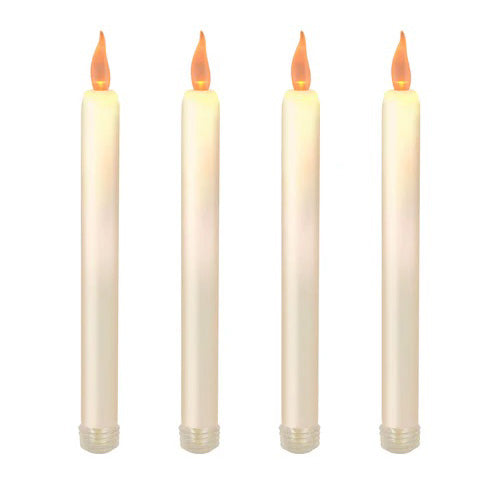 Battery Operated Taper Candles - Set of 4