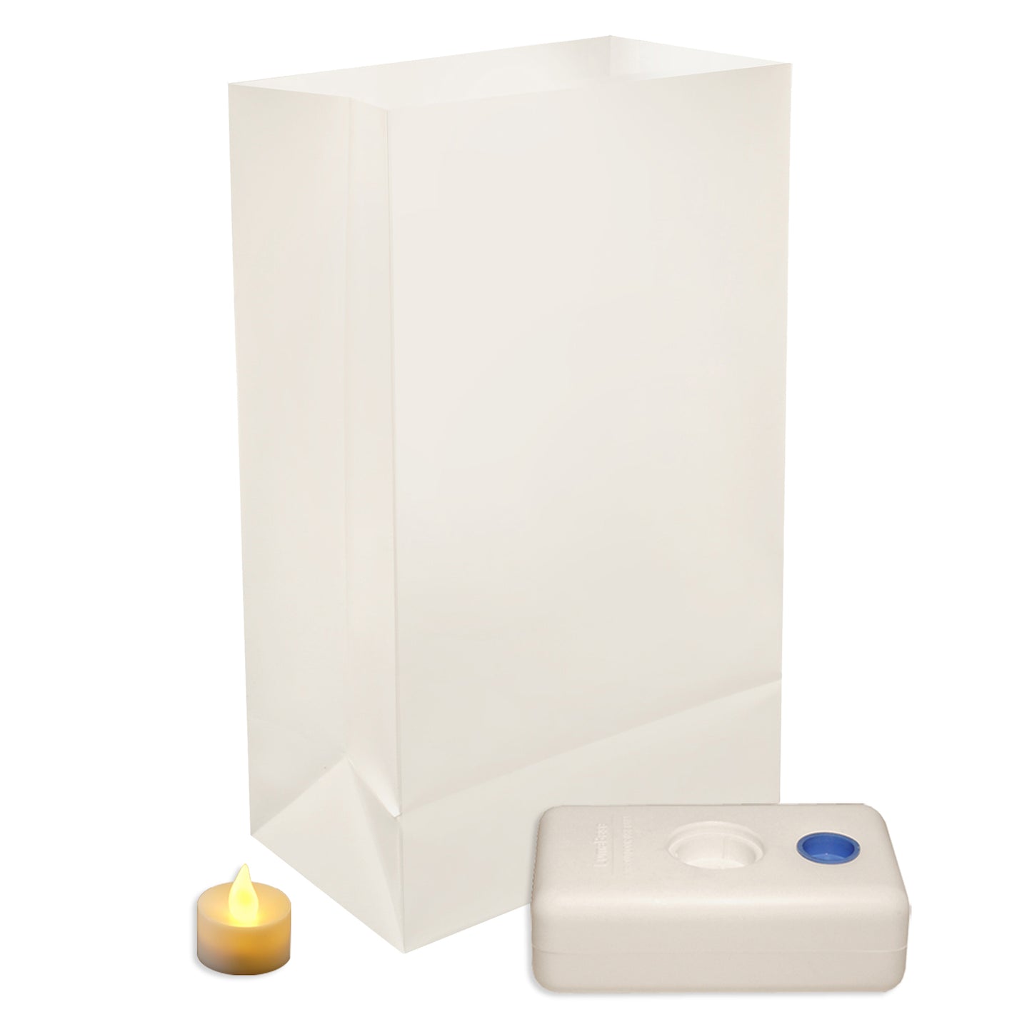 Battery-Operated LED Luminaria Kit - Set of 12