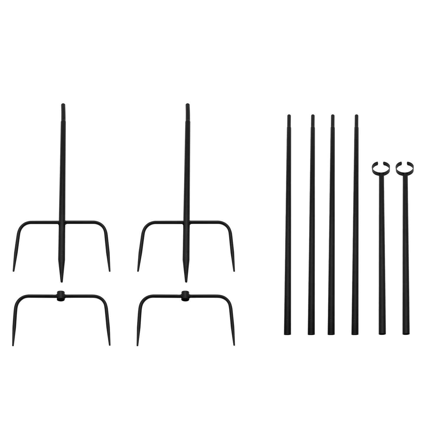 Metal Festoon Poles, 96" - Set of 2