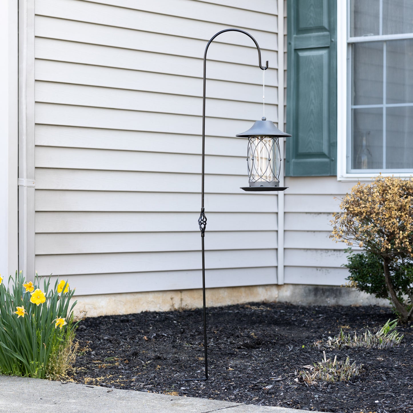 Spiral Joint Metal Shepherd's Hook