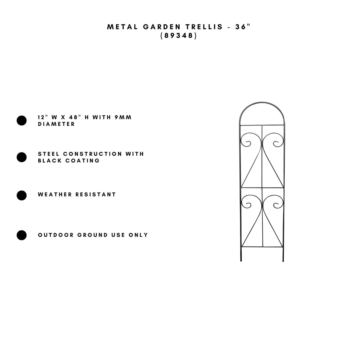 Metal Garden Trellis