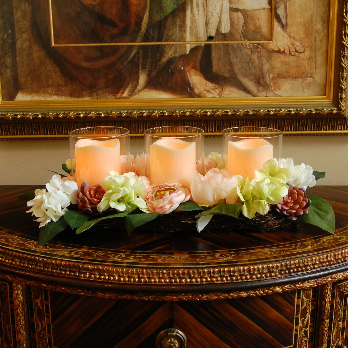 Battery-Operated LED Pillar Candles