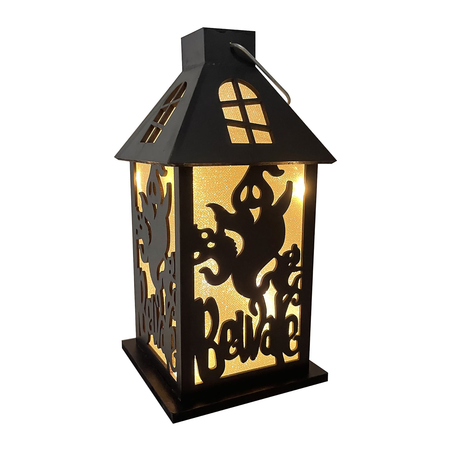 Halloween Lantern with Battery-Operated LED Lights