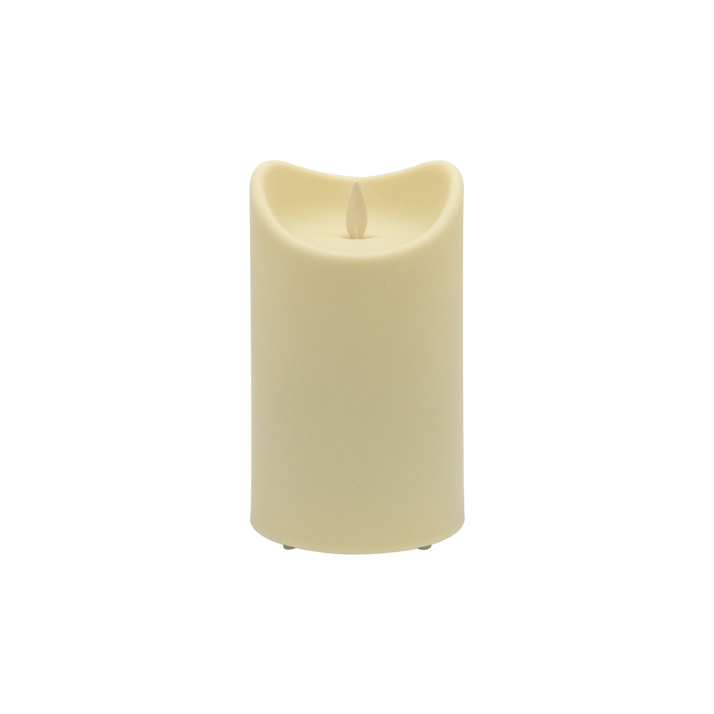 Weather-Resistant LED Candle with Flickering Flame