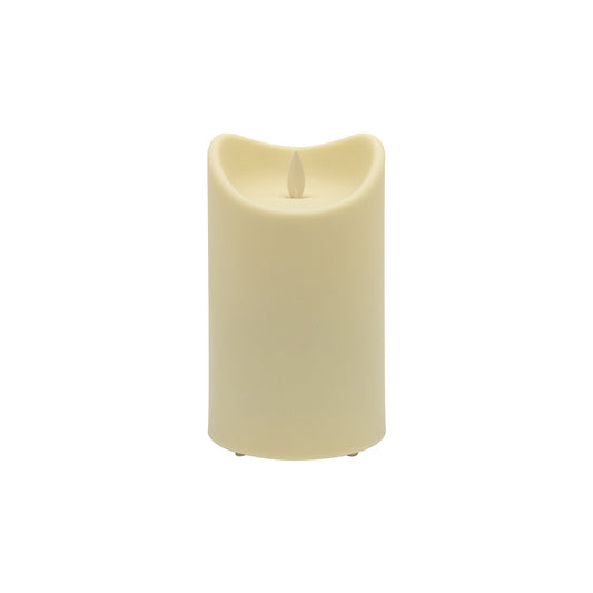 Weather-Resistant LED Candle with Flickering Flame