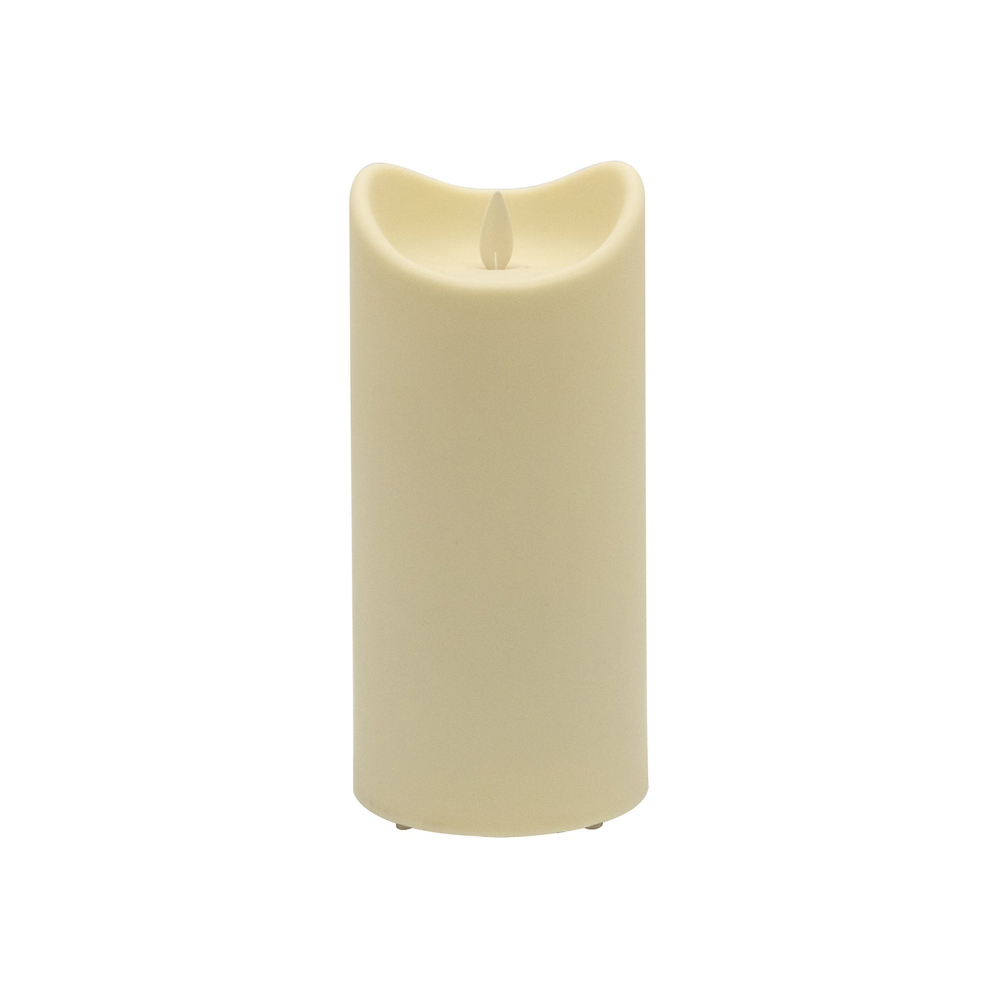 Weather-Resistant LED Candle with Flickering Flame
