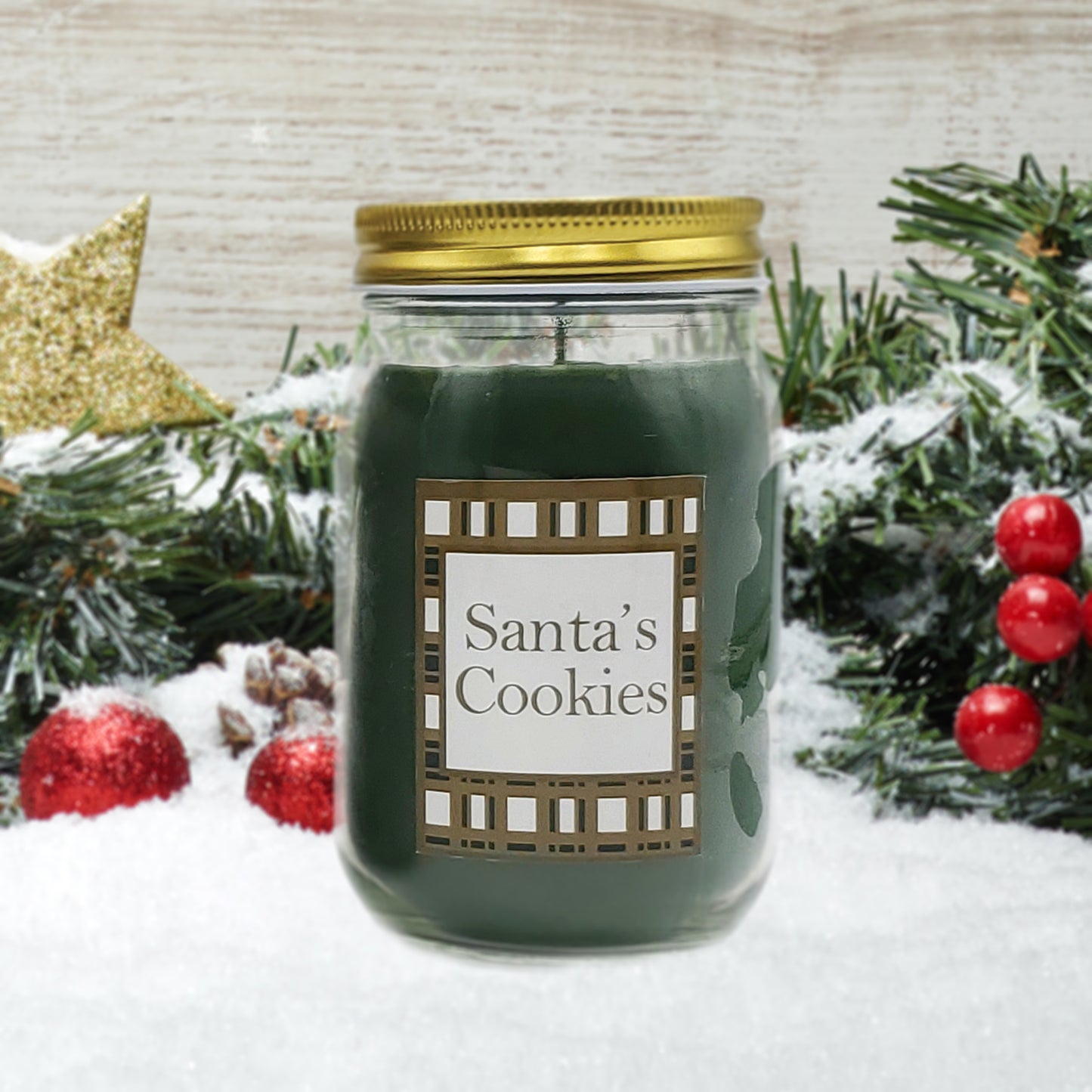 LumaBase Scented Wax Candles, Holiday Sweets Collection - Set of 3