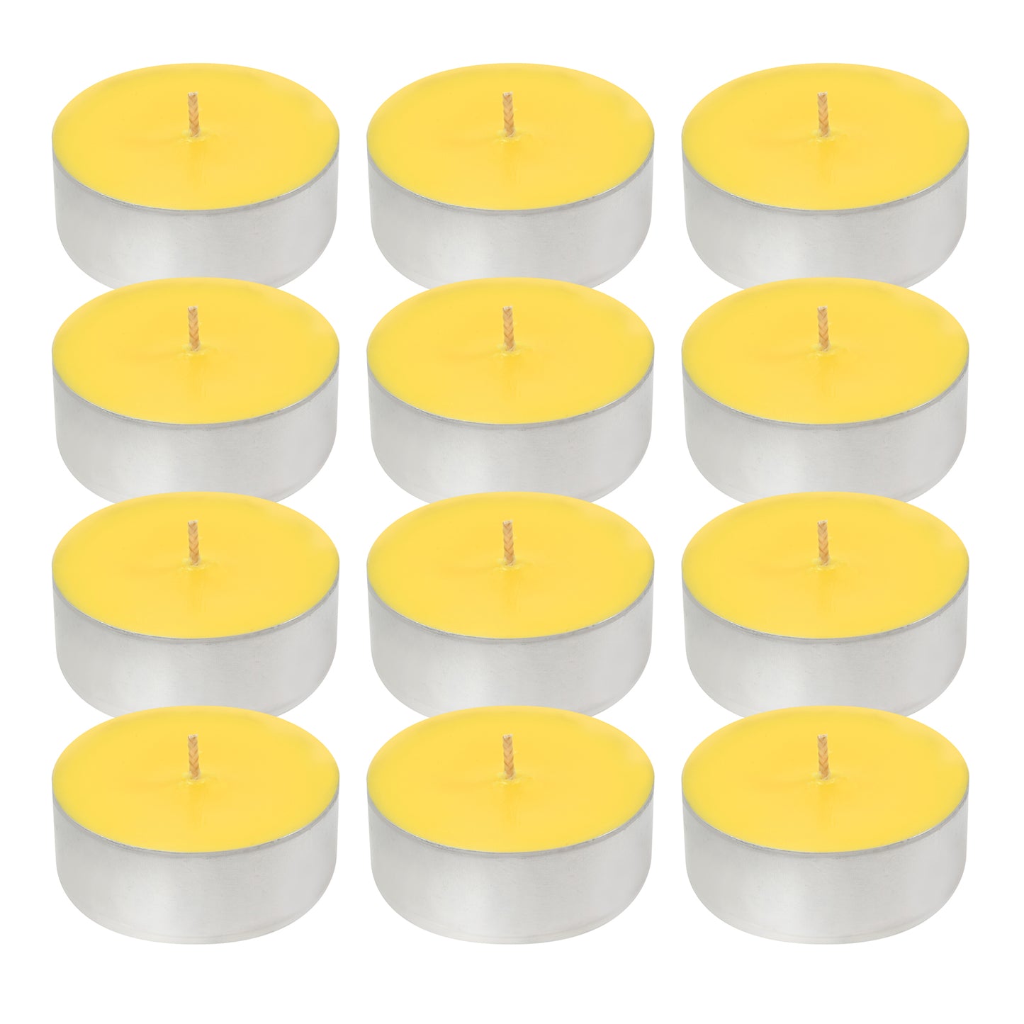 Extra Large Citronella Tea Light Candles - 12 Count