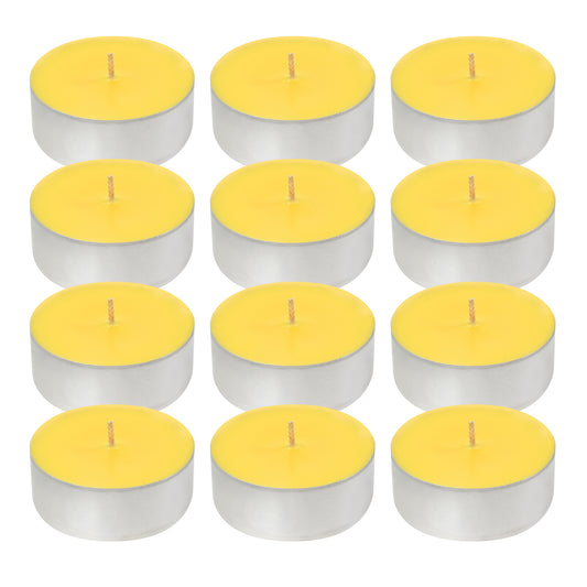 Extra Large Citronella Tea Light Candles - 12 Count