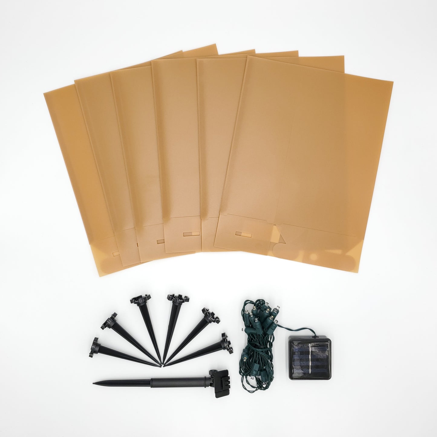 Solar-Powered Luminaria Kit - Set of 6