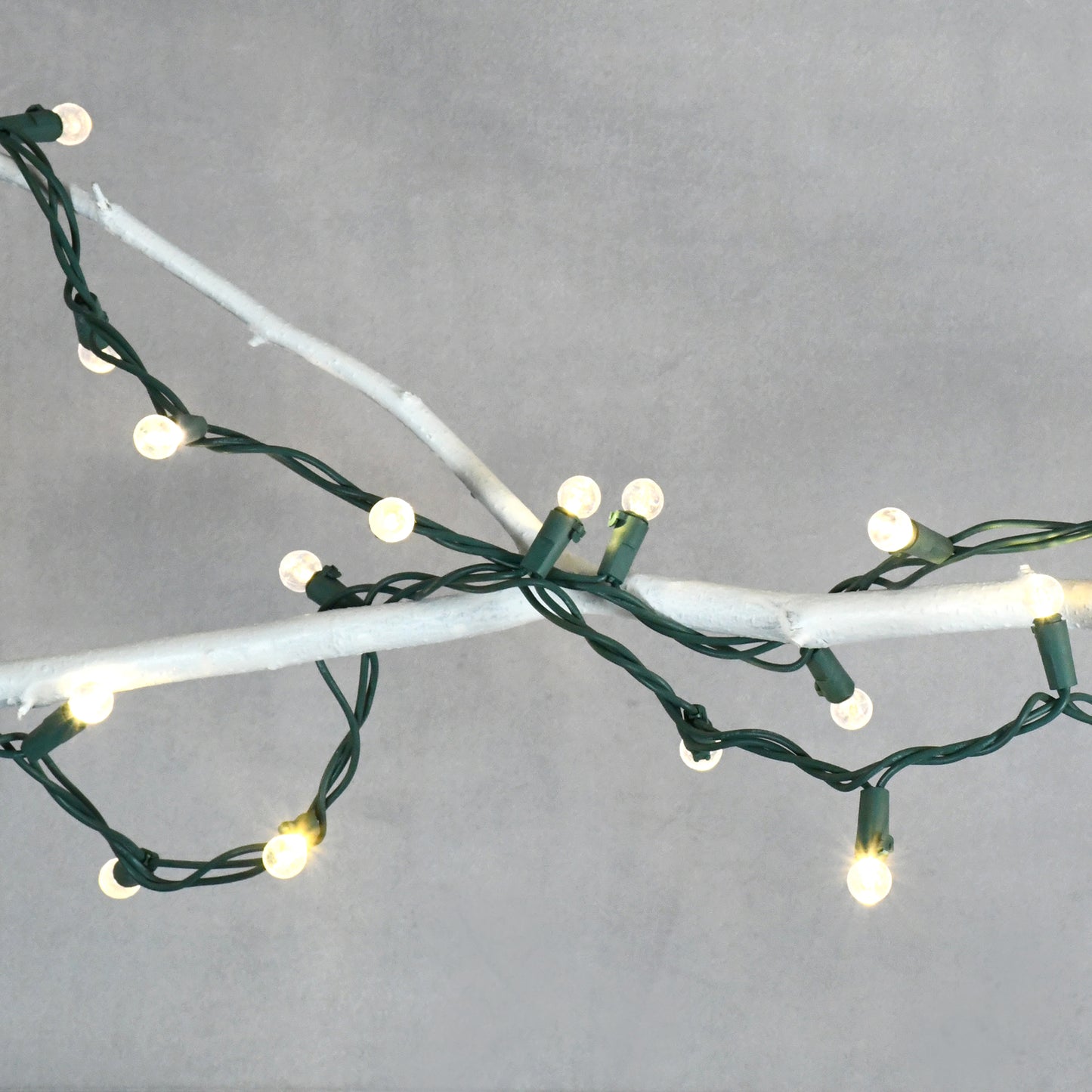Electric String Lights - Plastic Globes - warm white