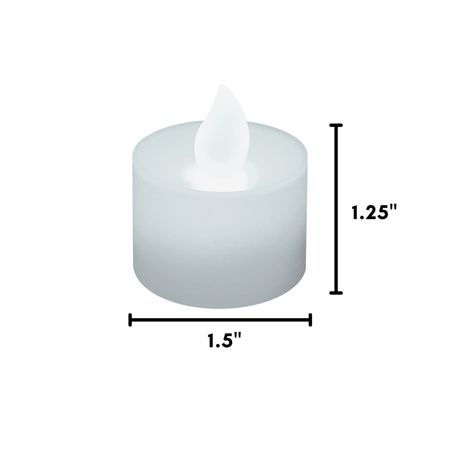 Battery-Operated Tea Light Candles - Set of 12