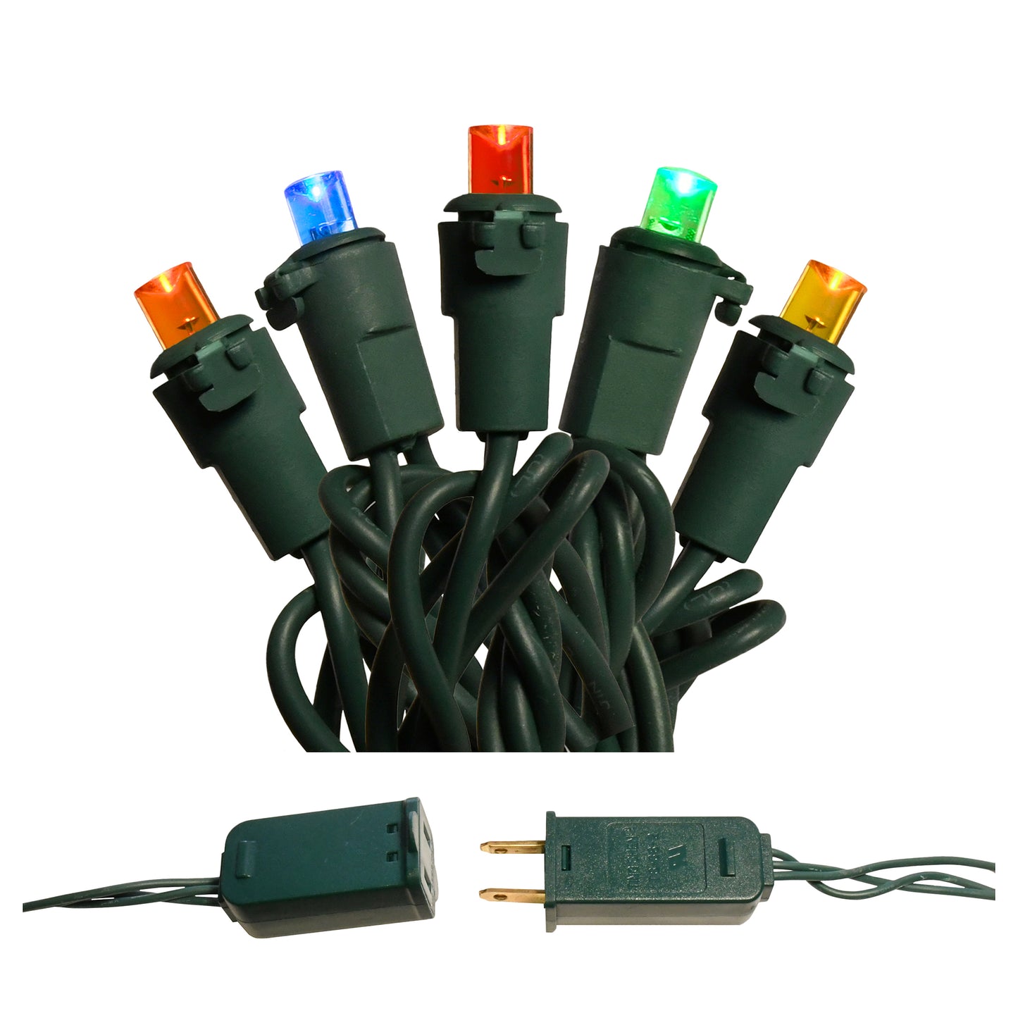 Electric LED Mini String Lights with 70 Multicolor Bulbs