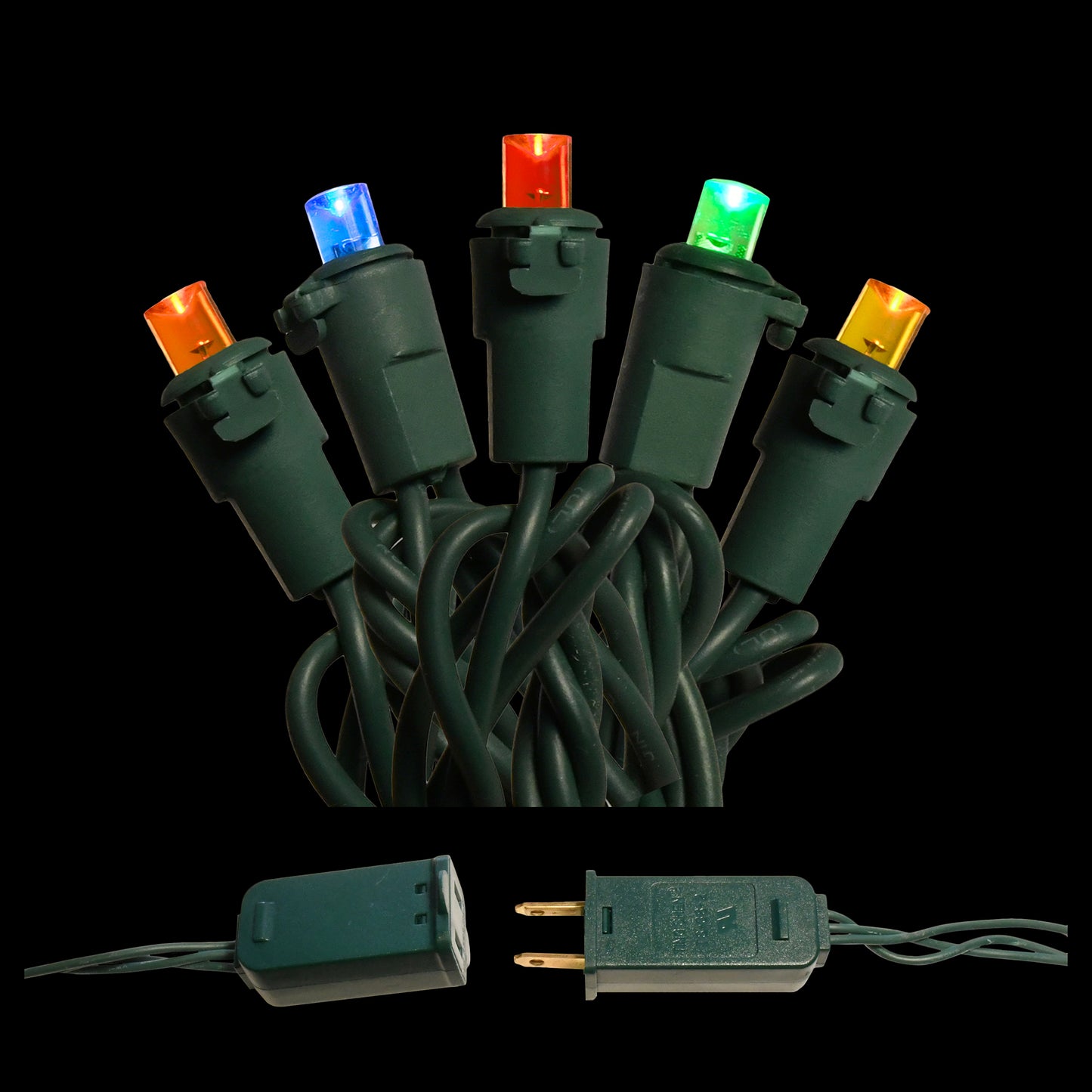 Electric LED Mini String Lights with 70 Multicolor Bulbs